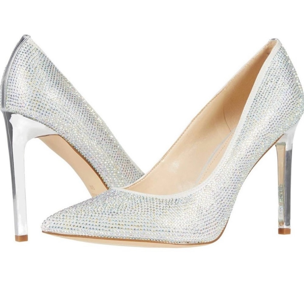 Nine West rhinestone heels